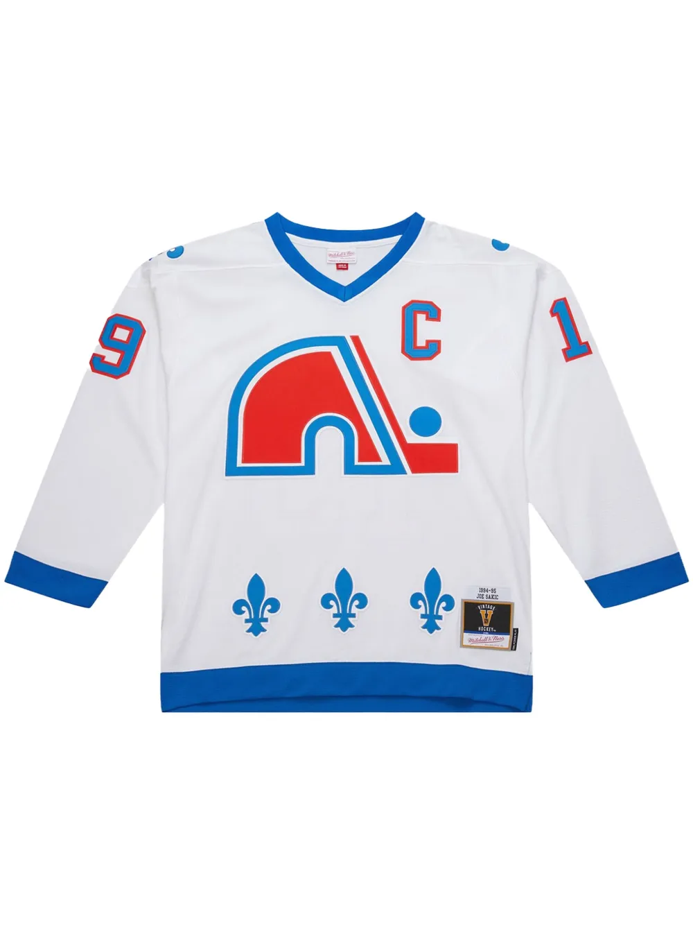 Топ NHL Nordiques 1994 Joe Sakic Mitchell & Ness, белый
Топ NHL Nordiques 1994 Joe Sakic Mitchell & Ness, белый