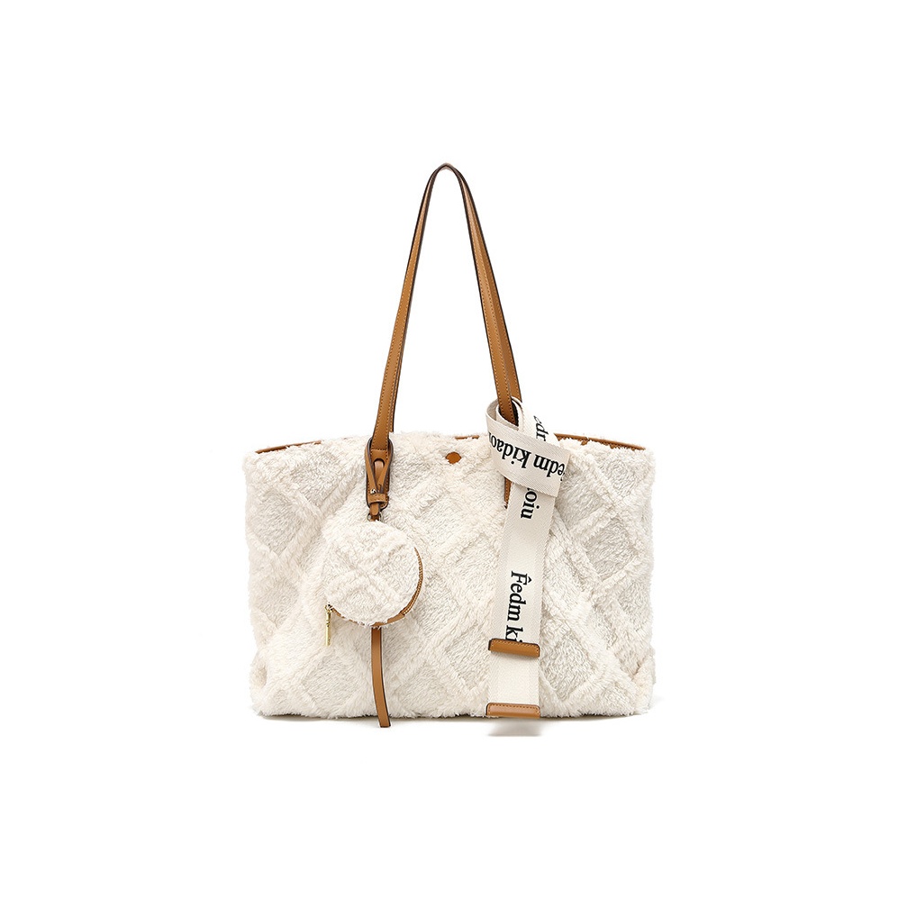 PAYOT Искусственная плюшевая наплечная сумка, Ecru
PAYOT Искусственная плюшевая наплечная сумка, Ecru