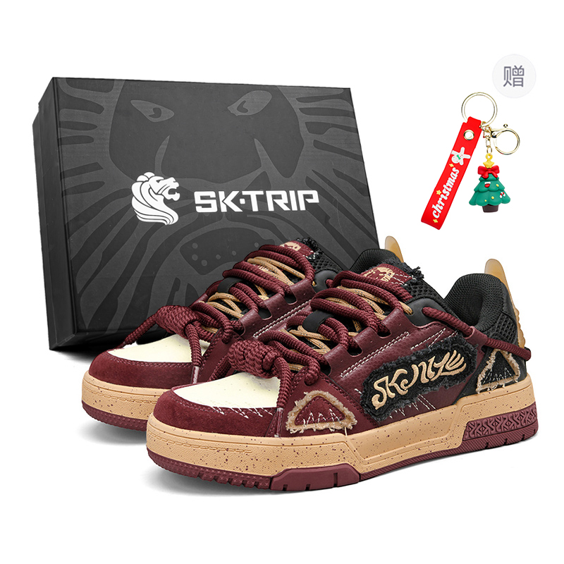 SK.TRIP Кроссовки для скейтбординга Unisex низкие Coverage Abrasion Resistant Lightweight Height Increasing, цвет Burgundy Red
SK.TRIP Кроссовки для скейтбординга Unisex низкие Coverage Abrasion Resistant Lightweight Height Increasing, цвет Burgundy Red