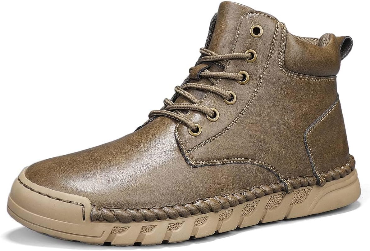 Мужские повседневные туфли из премиальной коровьей кожи, высокие, для активного отдыха, с натуральной текстурой, противоскользящие и износостойкие, подходят для всех сезонов Generic, коричневый
Мужские повседневные туфли из премиальной коровьей кожи, высокие, для активного отдыха, с натуральной текстурой, противоскользящие и износостойкие, подходят для всех сезонов Generic, коричневый