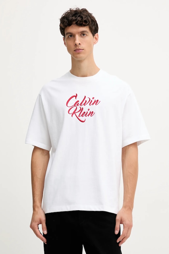 Хлопковая футболка Calvin Klein Jeans, белый
Хлопковая футболка Calvin Klein Jeans, белый