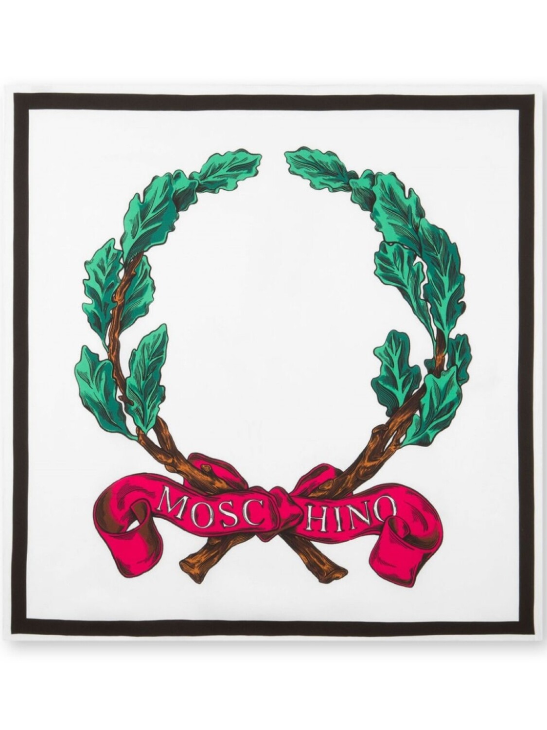 Шарф с логотипом Moschino, белый
Шарф с логотипом Moschino, белый