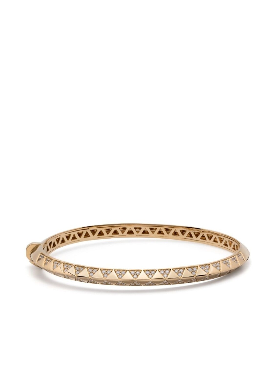 Браслет из желтого золота 18 карат с бриллиантами Knife Edge Harwell Godfrey, золотой 
Браслет из желтого золота 18 карат с бриллиантами Knife Edge Harwell Godfrey, золотой