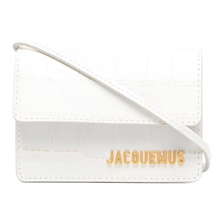 Jacquemus Кожаная женская сумка через плечо белая
Jacquemus Кожаная женская сумка через плечо белая