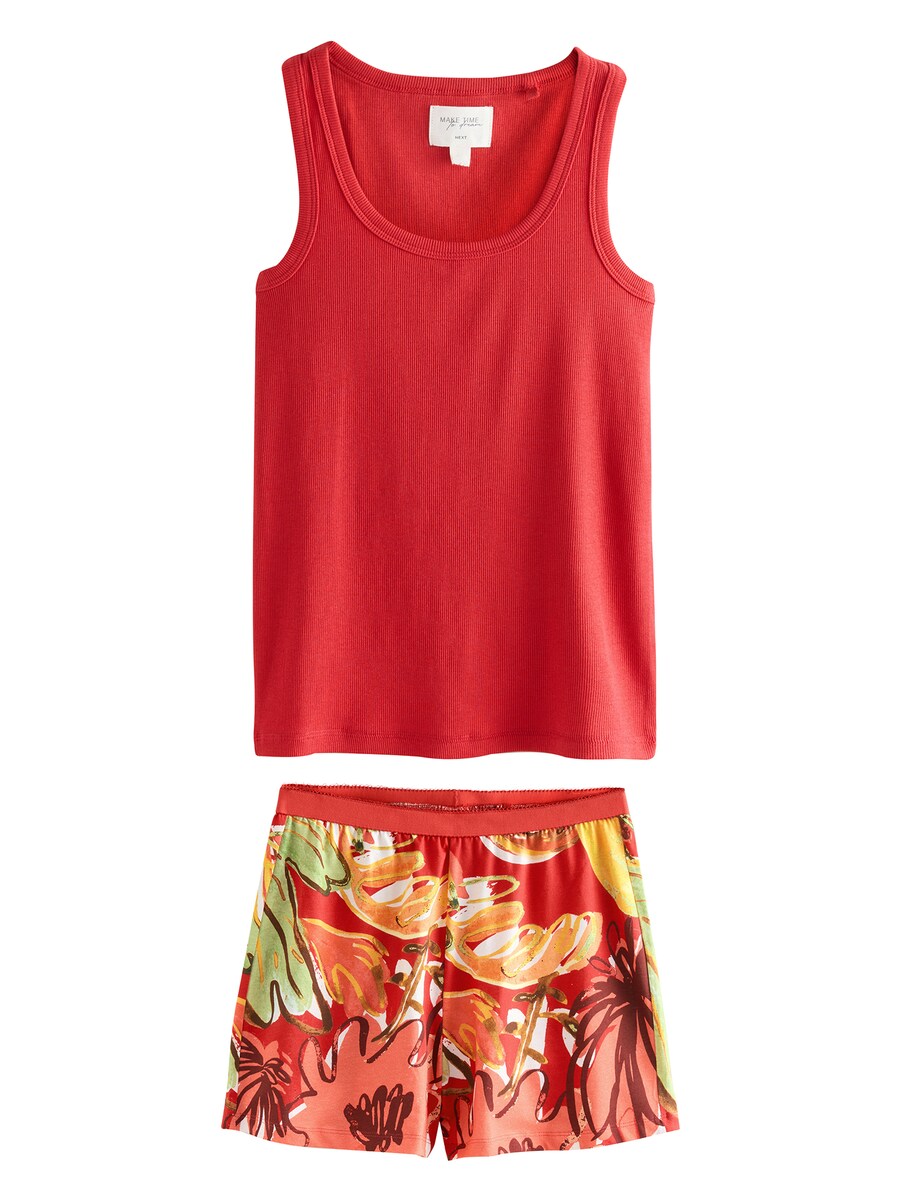 Короткий пижамный комплект Next, красный
Короткий пижамный комплект Next, красный