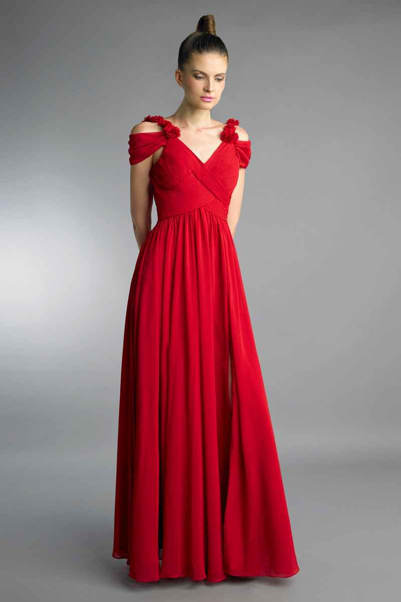 Платье с открытыми плечами и многослойной складкой Basix Black Label, красный
Платье с открытыми плечами и многослойной складкой Basix Black Label, красный