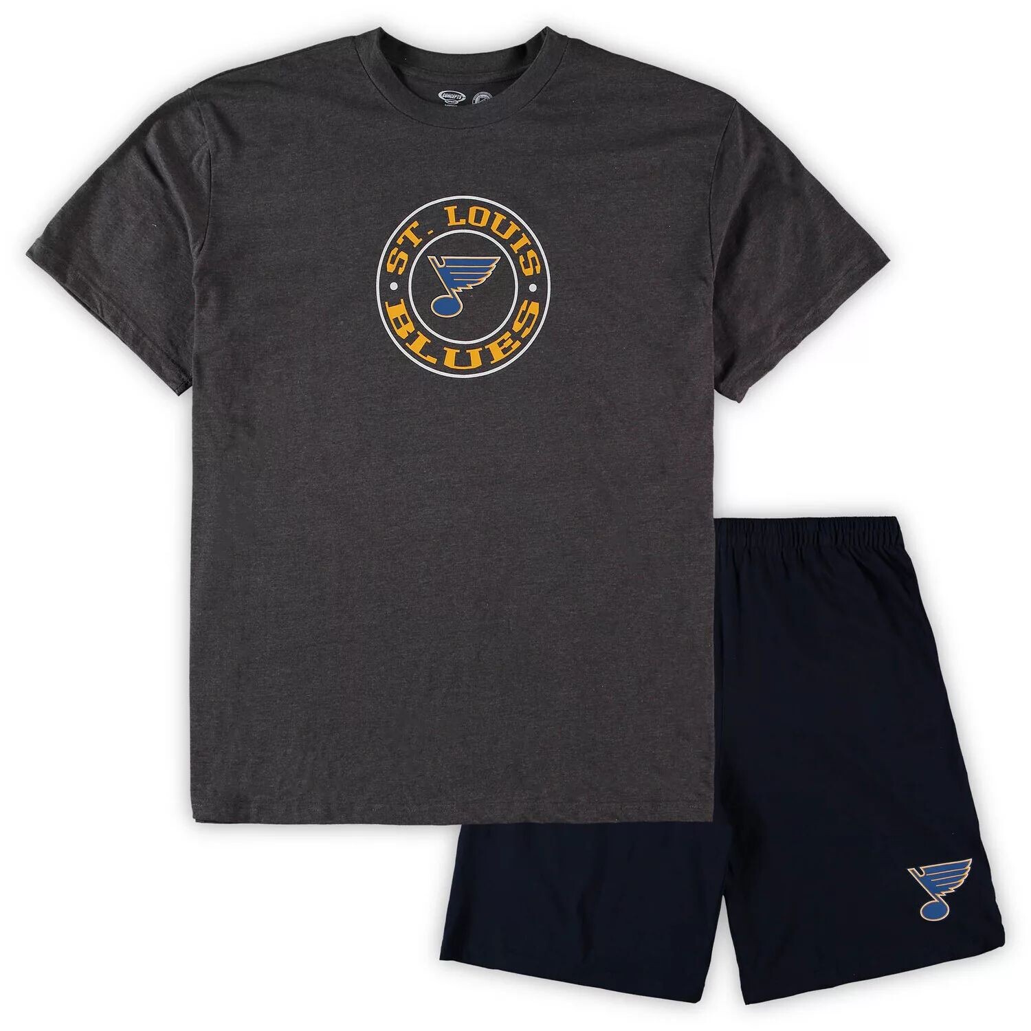 Мужской комплект для сна с футболкой и шортами Concepts Sport Blue/Heared Charcoal St. Louis Blues Big & Tall
Мужской комплект для сна с футболкой и шортами Concepts Sport Blue/Heared Charcoal St. Louis Blues Big & Tall