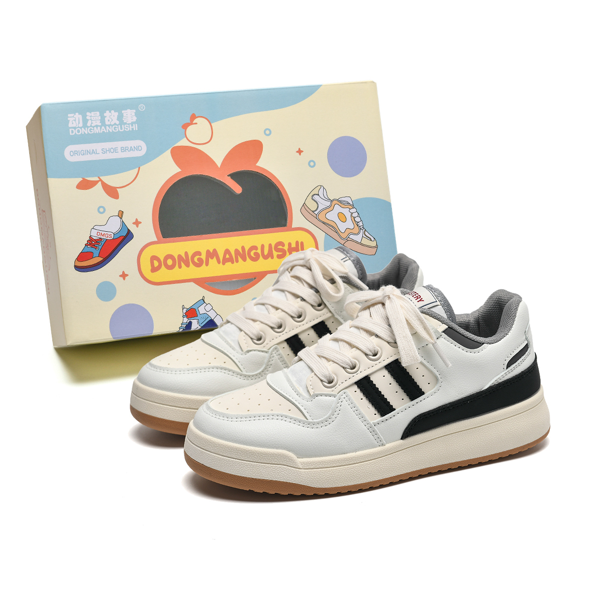 Anime story Износостойкие, легкие, дышащие и нескользящие унисекс скейтерские кроссовки низкие с коробкой - бежево-черные, цвет Beige Black
Anime story Износостойкие, легкие, дышащие и нескользящие унисекс скейтерские кроссовки низкие с коробкой - бежево-черные, цвет Beige Black