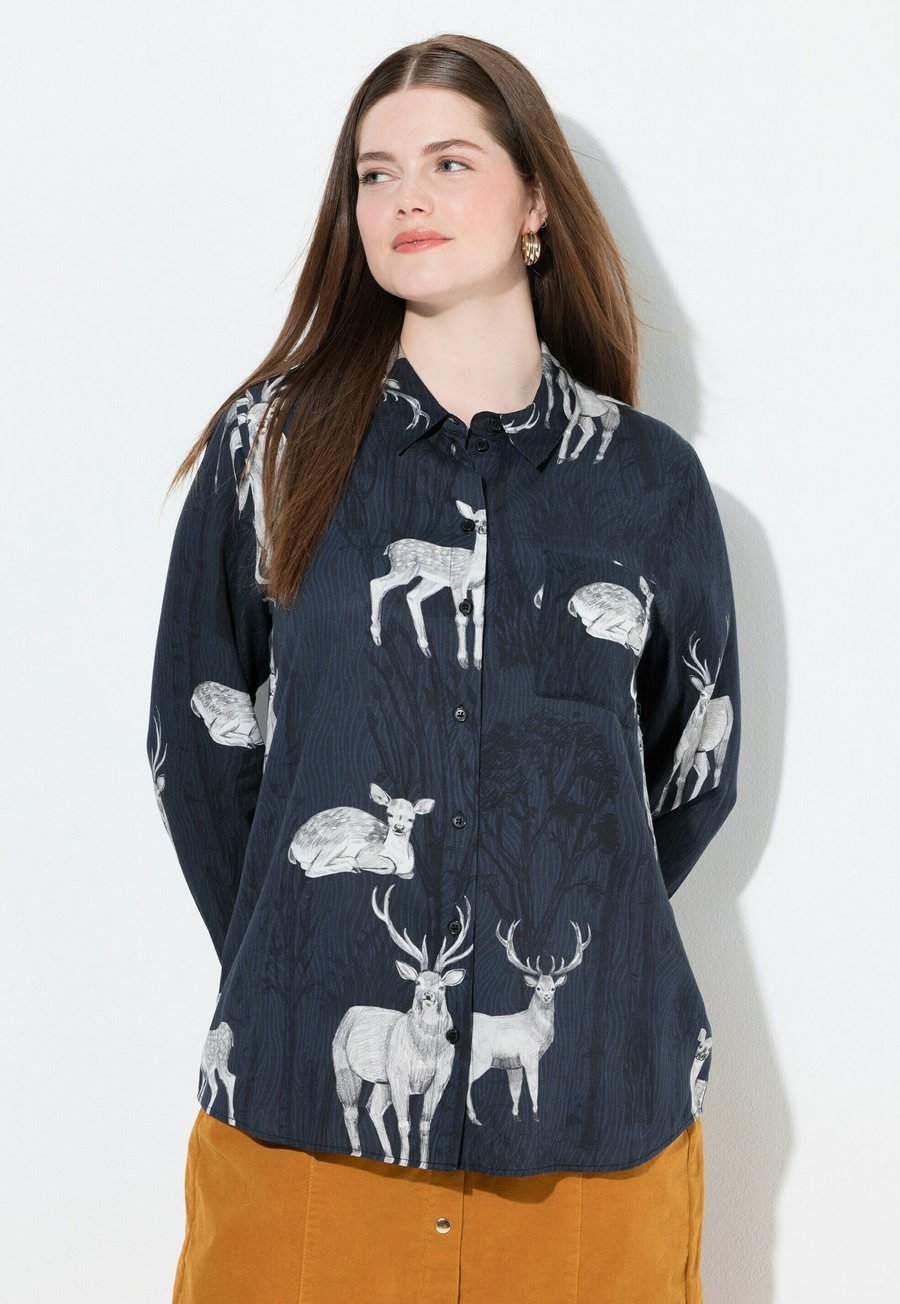 Блуза Ulla Popken COUNTRY PRINT LONG SLEEVE, Classic Navy/Blue
Блуза Ulla Popken COUNTRY PRINT LONG SLEEVE, Classic Navy/Blue