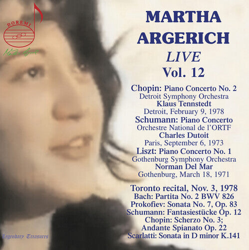 CD диск Bach / Argerich / Detroit Symphony: V12: Martha Argerich Live 
CD диск Bach / Argerich / Detroit Symphony: V12: Martha Argerich Live