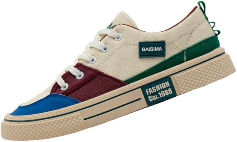 Мужские модные кеды для скейтборда - удобные, противоскользящие, легкие и дышащие из хлопка с резиновой подошвой, подходят для активного отдыха и путешествий Fmshi, коричневый
Мужские модные кеды для скейтборда - удобные, противоскользящие, легкие и дышащие из хлопка с резиновой подошвой, подходят для активного отдыха и путешествий Fmshi, коричневый