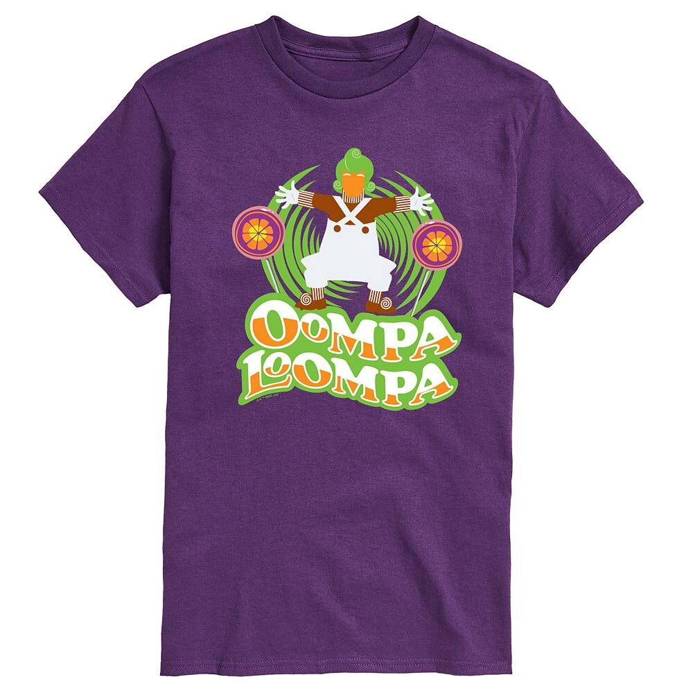 Мужская футболка с рисунком Willy Wonka Oompa Loompa Licensed Character, фиолетовый
Мужская футболка с рисунком Willy Wonka Oompa Loompa Licensed Character, фиолетовый