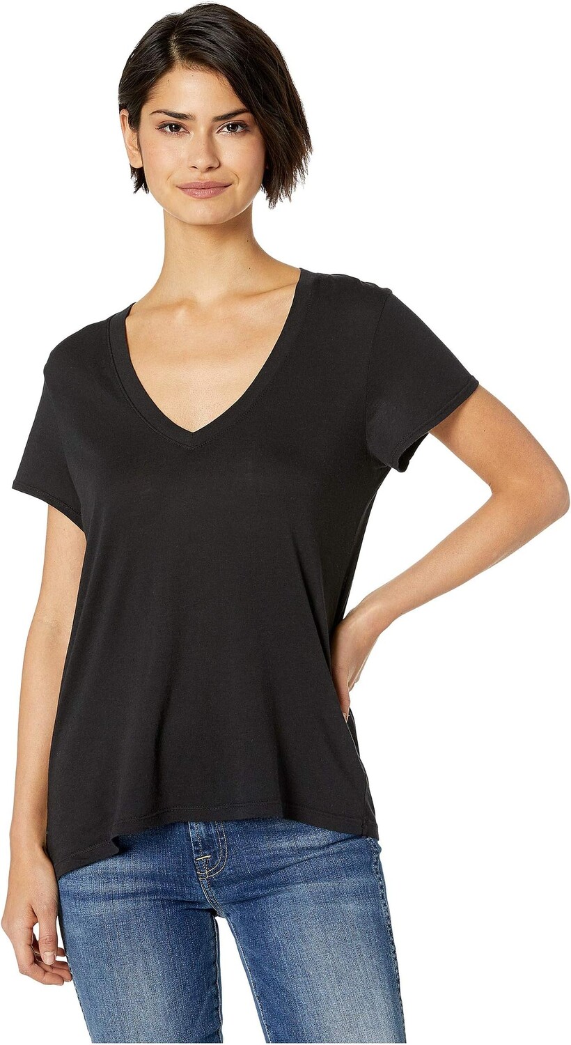 Футболка Kate из модального джерси с короткими рукавами и V-образным вырезом Splendid, черный
Футболка Kate из модального джерси с короткими рукавами и V-образным вырезом Splendid, черный