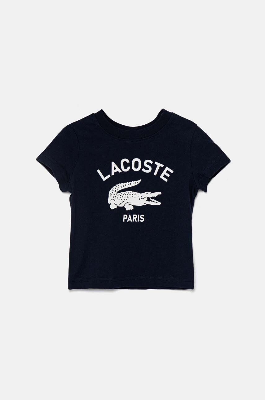 Детская хлопковая футболка Lacoste, темно-синий
Детская хлопковая футболка Lacoste, темно-синий