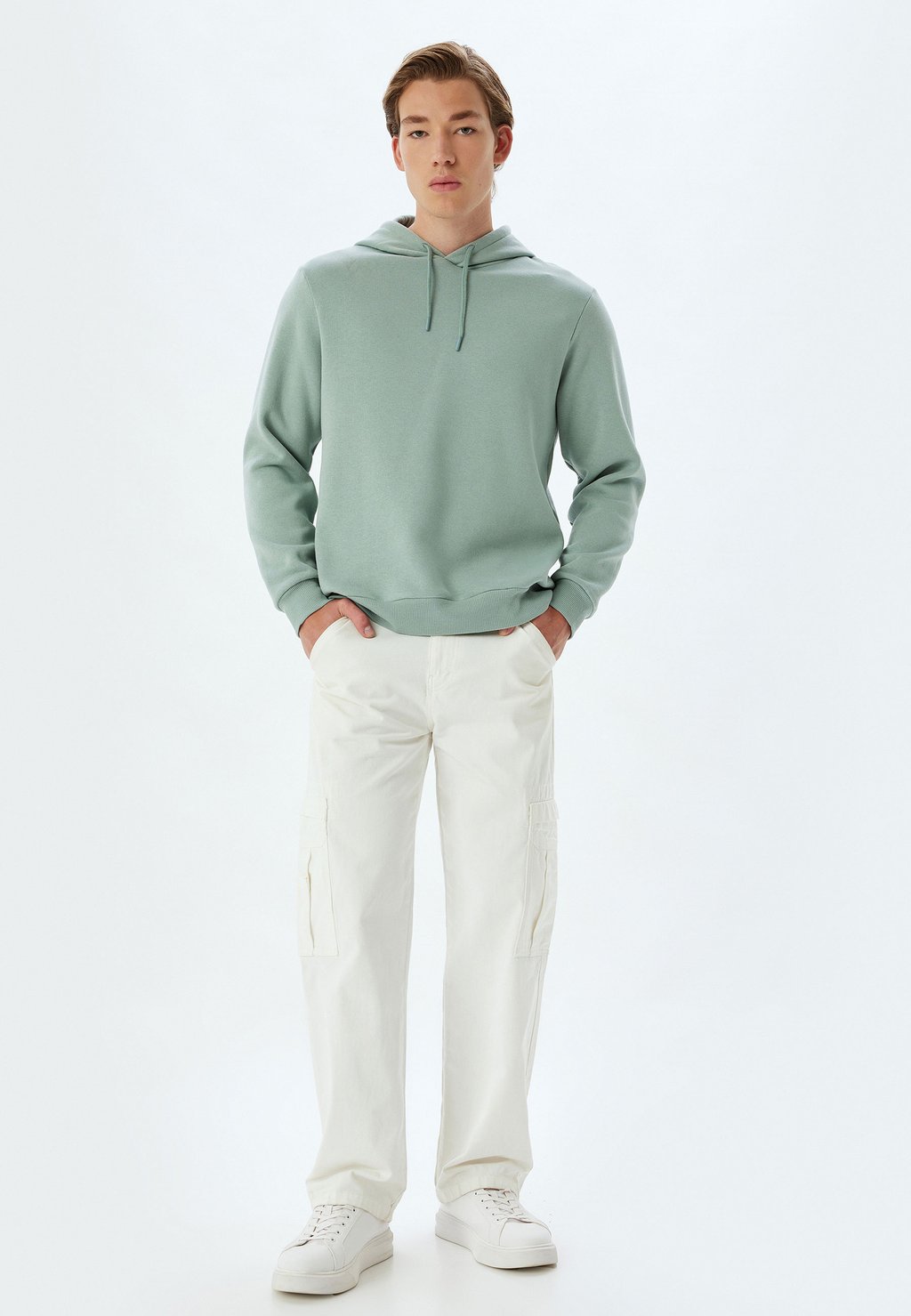 Толстовка с капюшоном Koton, зеленый
Толстовка с капюшоном Koton, зеленый