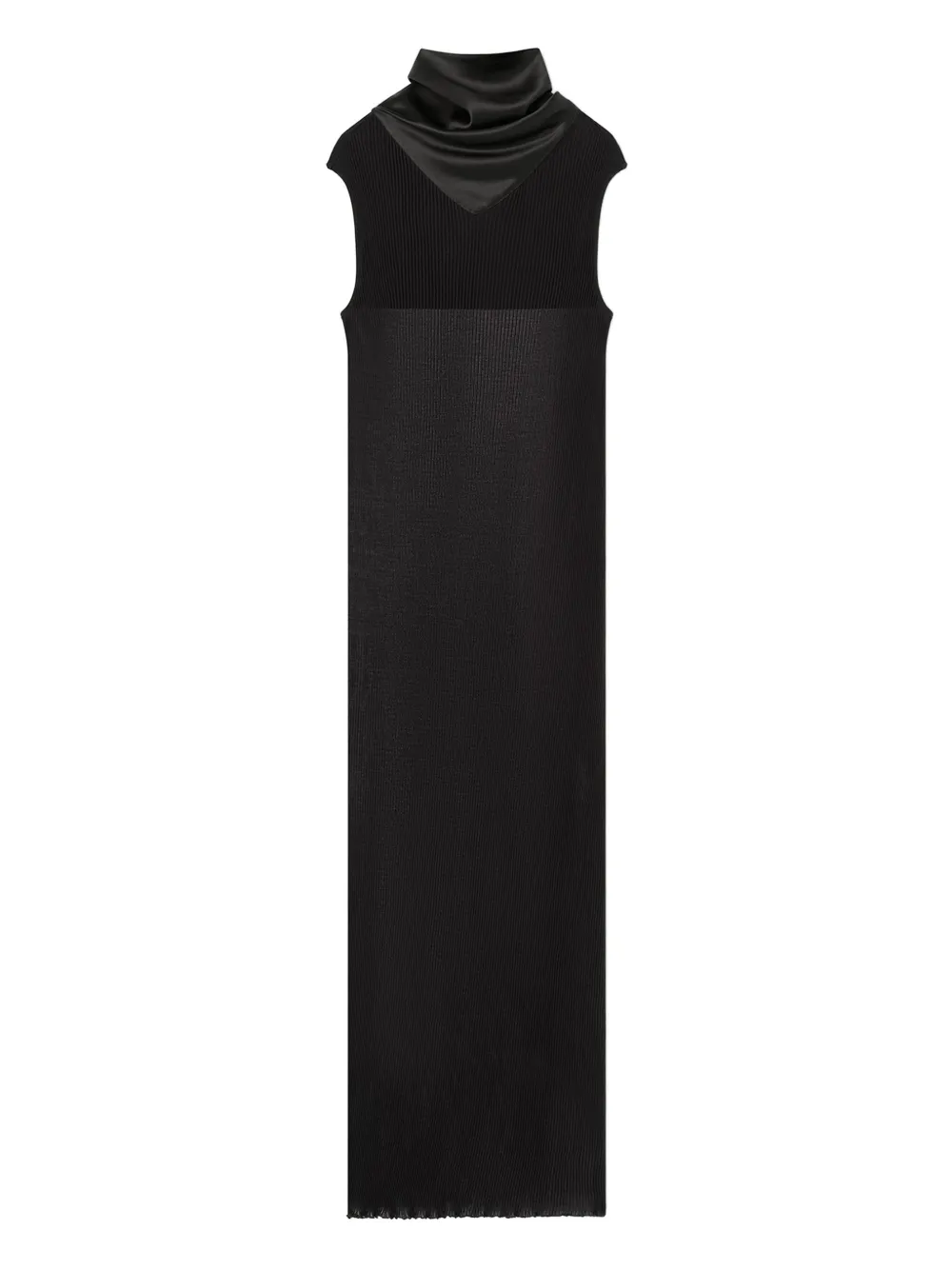 Платье миди в рубчик с шарфом Lanvin, черный
Платье миди в рубчик с шарфом Lanvin, черный