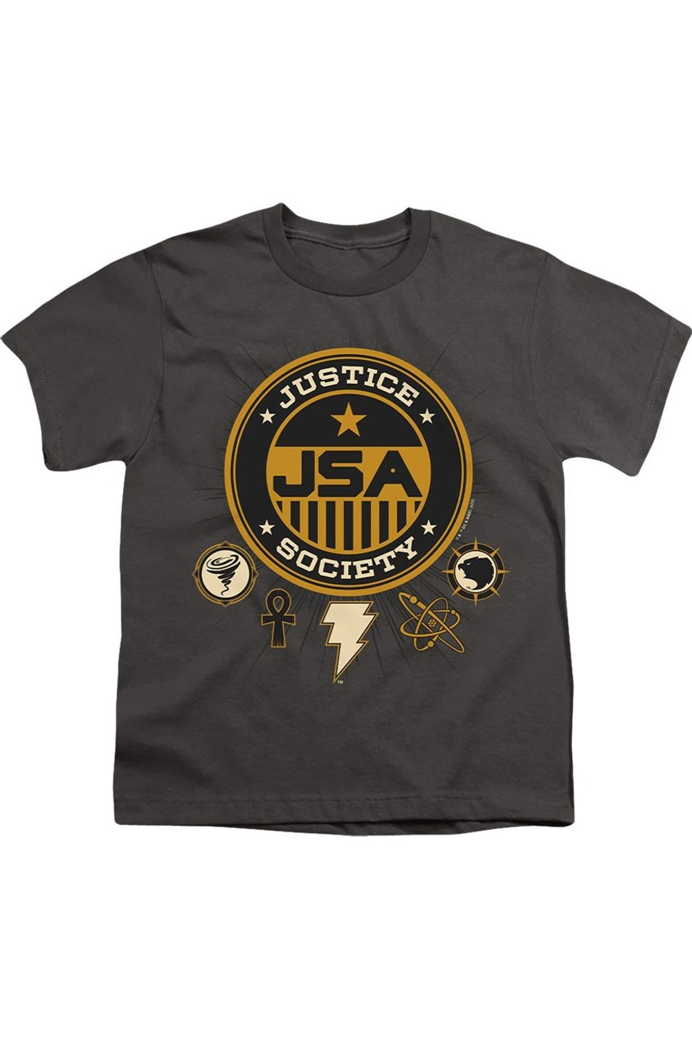 Футболка с коротким рукавом Black Adam Justice Society для детей Gildan
Футболка с коротким рукавом Black Adam Justice Society для детей Gildan