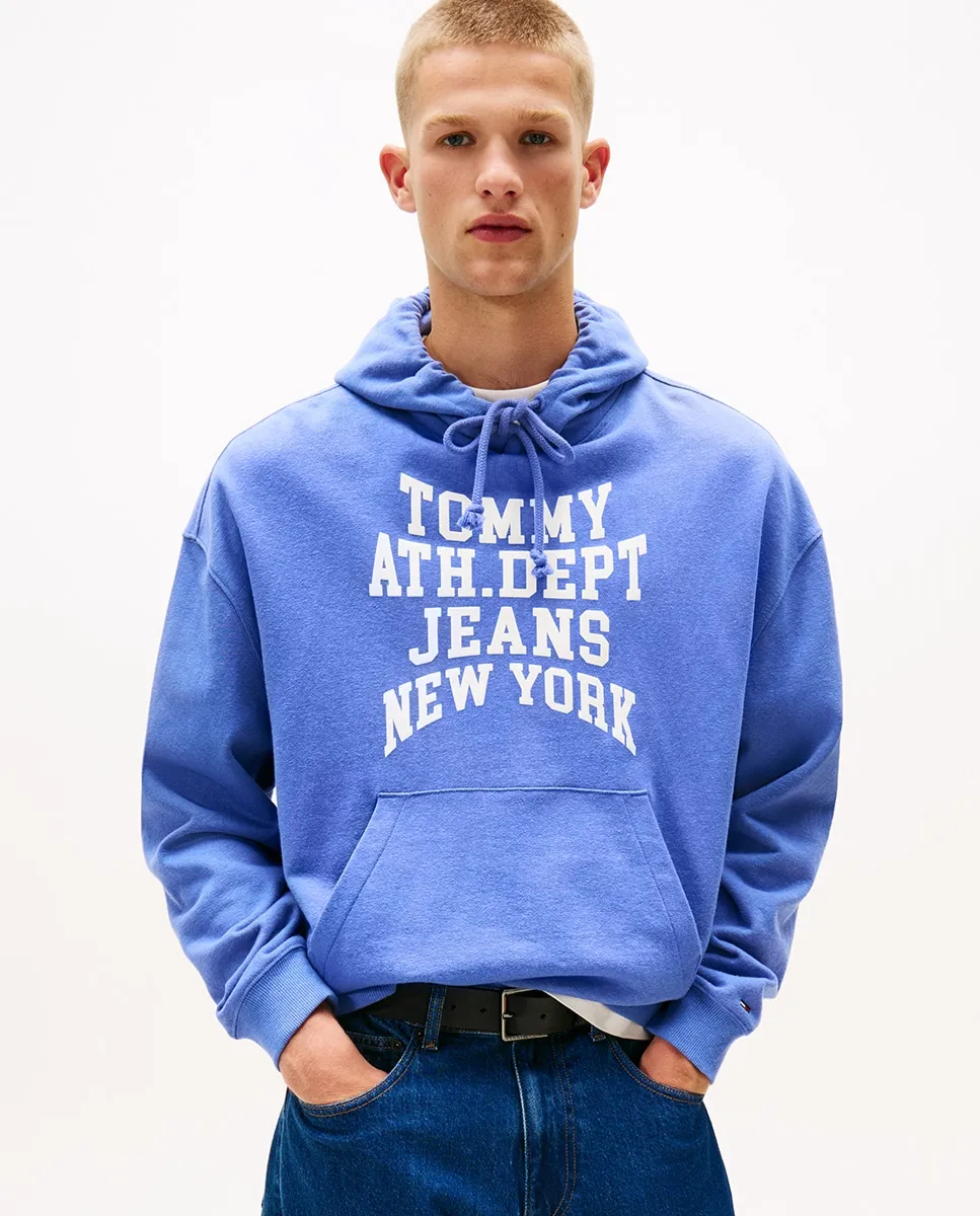 Мужская толстовка свободного кроя с капюшоном Tommy Jeans, синий
Мужская толстовка свободного кроя с капюшоном Tommy Jeans, синий