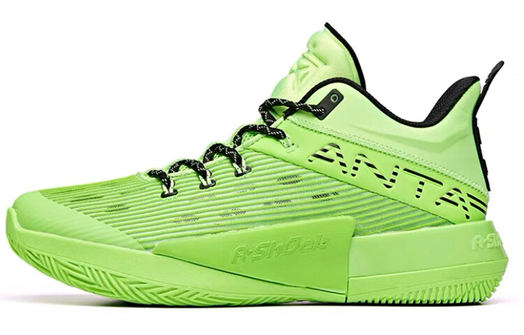 Баскетбольные кроссовки Attack 2 мужские, среднего размера, флуоресцентные, электронные, зеленые Anta 
Баскетбольные кроссовки Attack 2 мужские, среднего размера, флуоресцентные, электронные, зеленые Anta