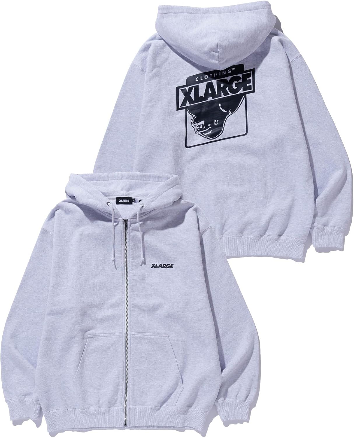 Мужская толстовка с капюшоном на молнии XLARGE FLIP OG, пепельный
Мужская толстовка с капюшоном на молнии XLARGE FLIP OG, пепельный