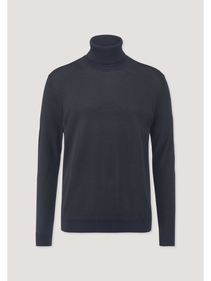 Вязаный свитер с высоким воротом темно-синего цвета Hessnatur
Вязаный свитер с высоким воротом темно-синего цвета Hessnatur