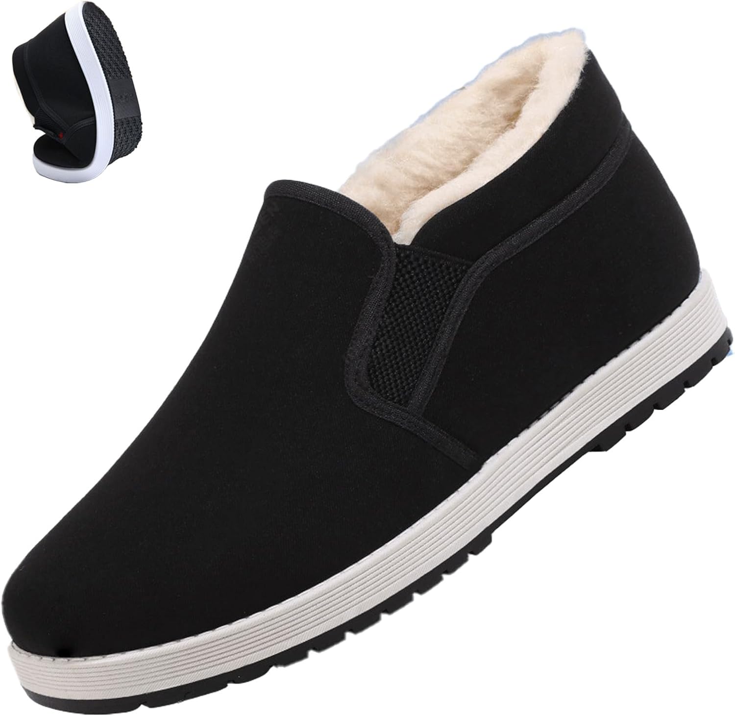 Мужские термоботинки GHTRHSB с антискользящей ортопедической подошвой, зимние комфортные теплые туфли на липучке для тайцзи, с меховой подкладкой и толстой подошвой для снега, 2 7.5
Мужские термоботинки GHTRHSB с антискользящей ортопедической подошвой, зимние комфортные теплые туфли на липучке для тайцзи, с меховой подкладкой и толстой подошвой для снега, 2 7.5