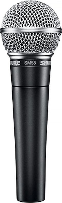 Вокальный микрофон Shure SM58 Handheld Cardioid Dynamic Microphone
Вокальный микрофон Shure SM58 Handheld Cardioid Dynamic Microphone
