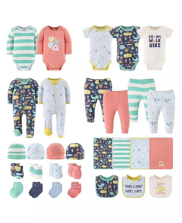 Детский подарочный набор для мальчиков Happy Camper, 30 предметов, 0-3 месяца The Peanutshell, мультиколор
Детский подарочный набор для мальчиков Happy Camper, 30 предметов, 0-3 месяца The Peanutshell, мультиколор