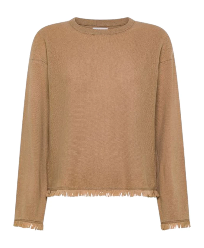 Пуловер с бахромой Sun68, бежевый
Пуловер с бахромой Sun68, бежевый