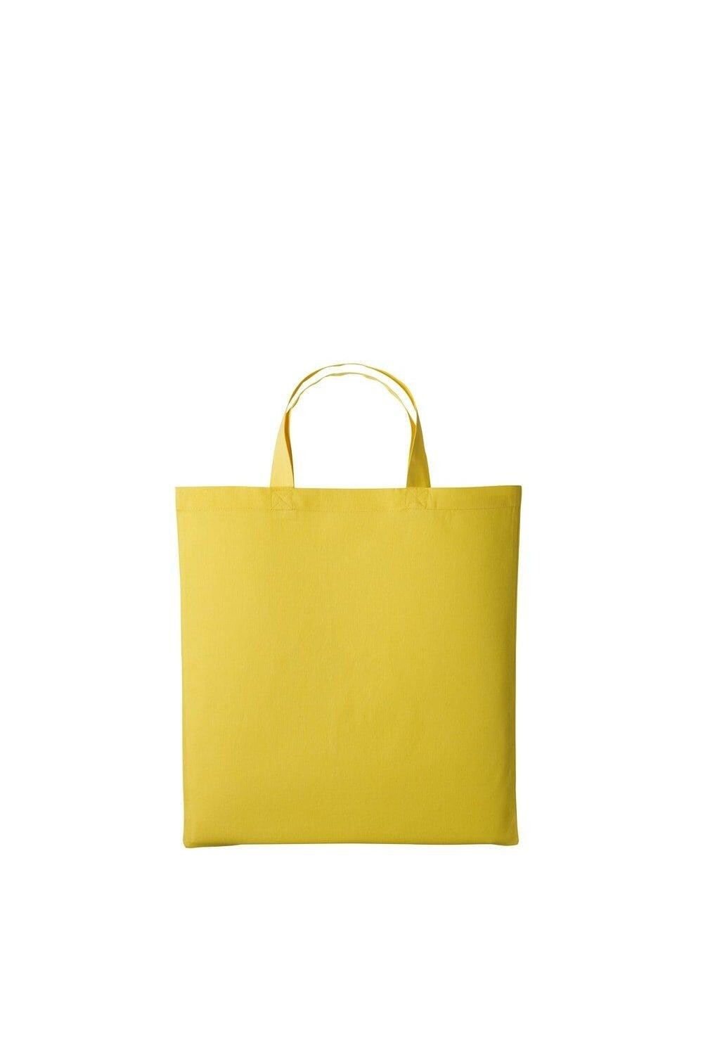 Хлопковая сумка-шопер с короткой ручкой Nutshell, желтый 
Хлопковая сумка-шопер с короткой ручкой Nutshell, желтый
