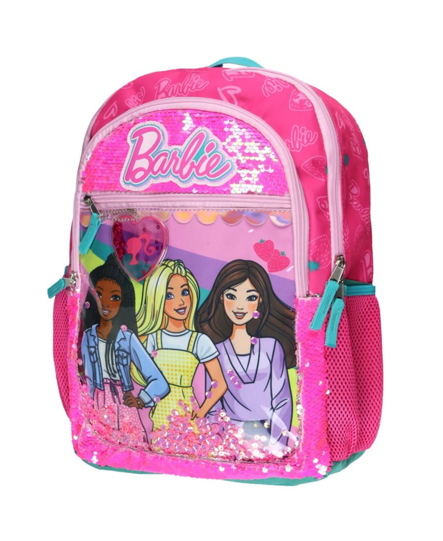 Рюкзак Barbie and Friends 16 дюймов, с пайетками и технологичным отделением, школьный рюкзак Barbie, No Color
Рюкзак Barbie and Friends 16 дюймов, с пайетками и технологичным отделением, школьный рюкзак Barbie, No Color