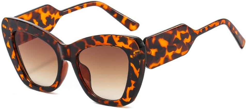 Солнцезащитные очки UV400 - увеличенные очки "кошачий глаз" с градиентным переходом цвета, подходят для женщин и мужчин, для бега и занятий спортом на открытом воздухе UYPTK, Leopard Tea Gradient
Солнцезащитные очки UV400 - увеличенные очки "кошачий глаз" с градиентным переходом цвета, подходят для женщин и мужчин, для бега и занятий спортом на открытом воздухе UYPTK, Leopard Tea Gradient