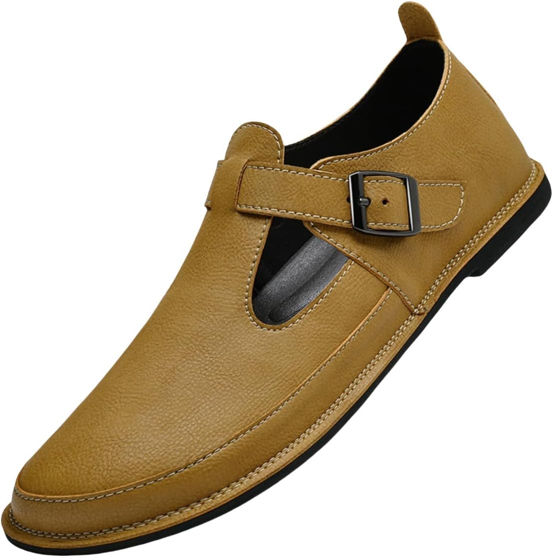 Мужские туфли-лоферы без шнурков: мужская премиальная обувь из натуральной кожи Hesbiteul, желтый
Мужские туфли-лоферы без шнурков: мужская премиальная обувь из натуральной кожи Hesbiteul, желтый