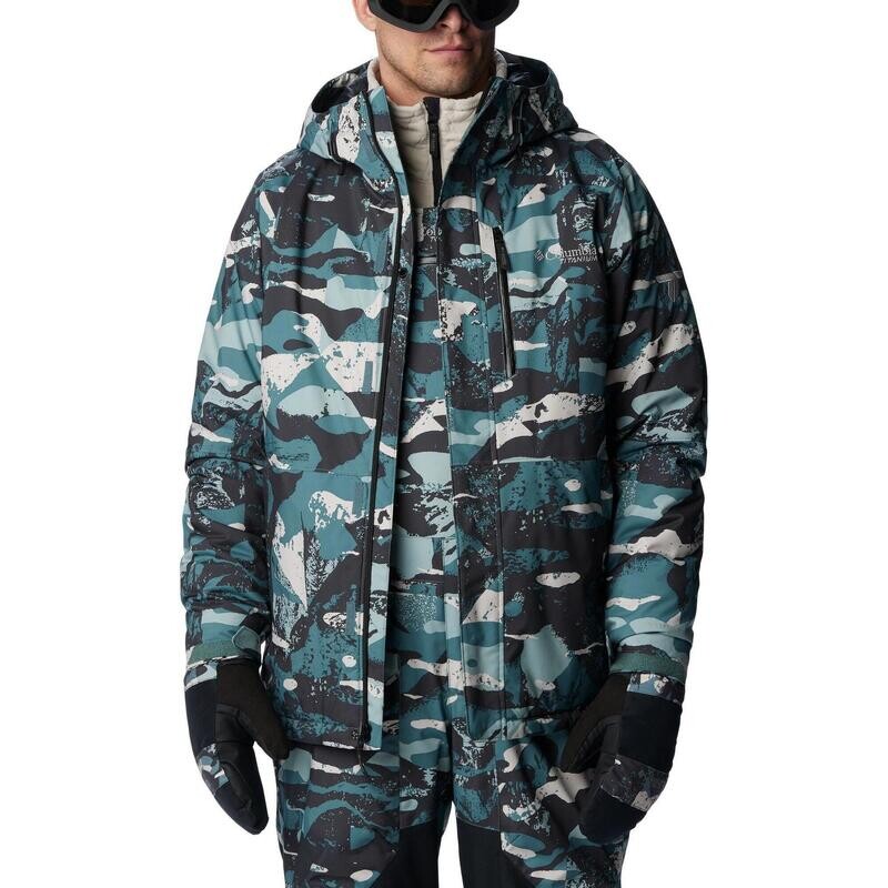 Лыжная куртка Columbia, цвет grau/grün
Лыжная куртка Columbia, цвет grau/grün