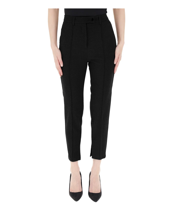 Брюки из ткани с заостренным концом «Триденте» Pinko, черный
Брюки из ткани с заостренным концом «Триденте» Pinko, черный