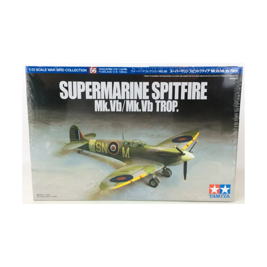 Supermarine Spitfire Mk.Vb - Mk.Vb ТРОП, Military Aircraft Models - 1/72 Scale
Supermarine Spitfire Mk.Vb - Mk.Vb ТРОП, Military Aircraft Models - 1/72 Scale