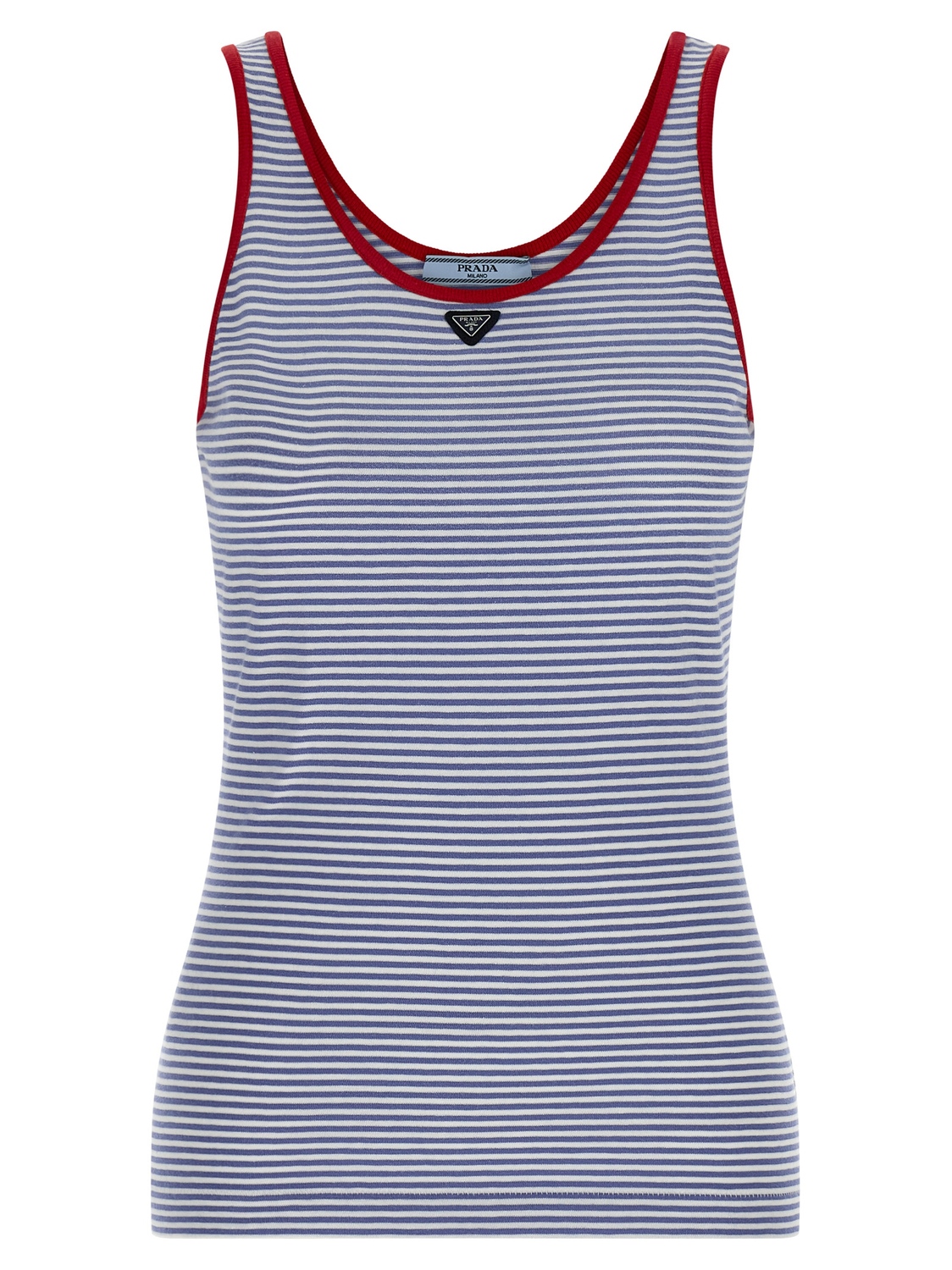 Топ в полоску Prada, голубой
Топ в полоску Prada, голубой