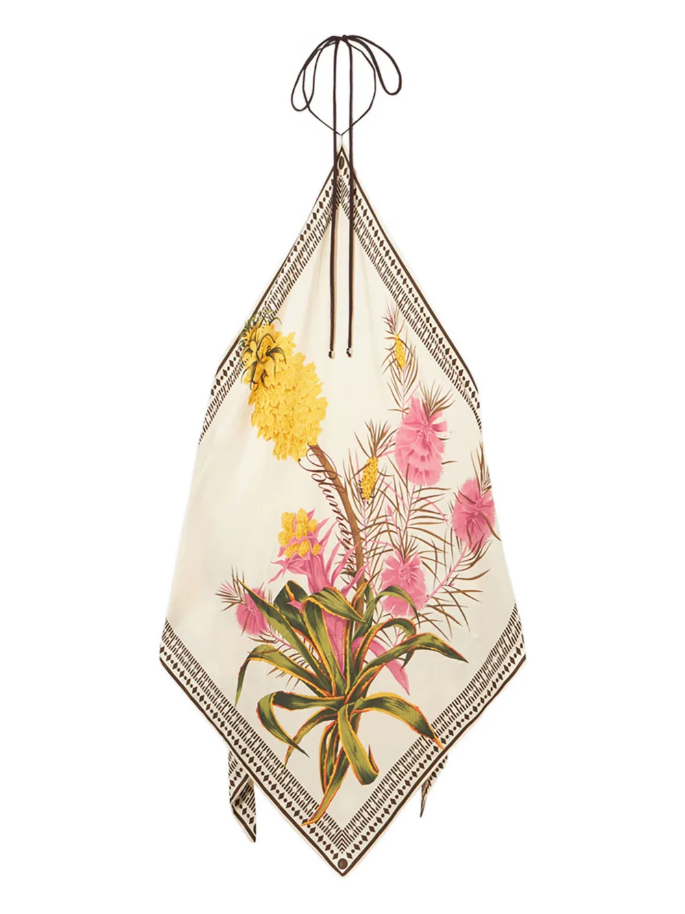 Топ с цветочным принтом Blumarine, нейтральный
Топ с цветочным принтом Blumarine, нейтральный