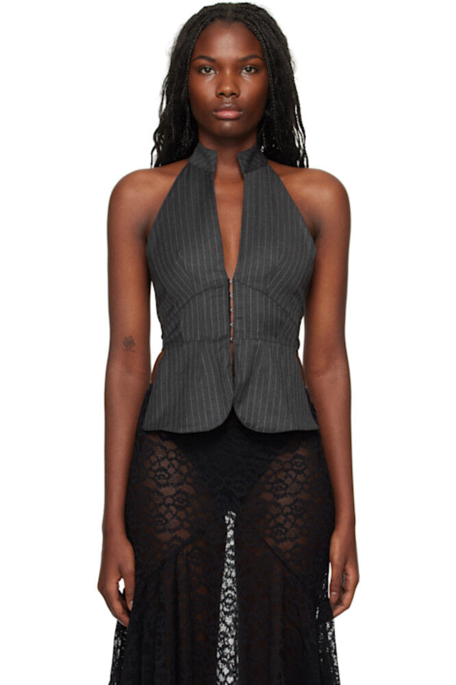 Серый топ с кольцом Gimaguas
Серый топ с кольцом Gimaguas