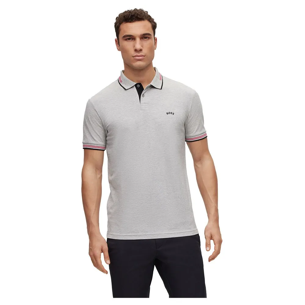 Поло BOSS Paul Curved, серый
Поло BOSS Paul Curved, серый