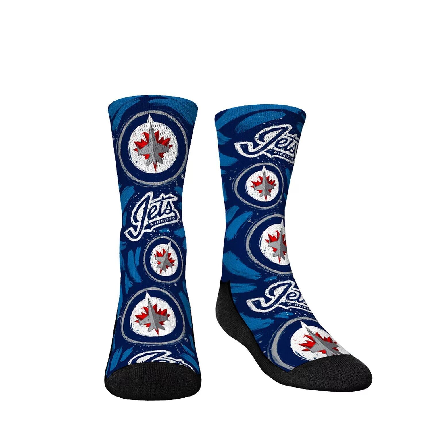 Молодежные носки Rock Em Носки Winnipeg Jets Allover с логотипом и краской Crew Unbranded
Молодежные носки Rock Em Носки Winnipeg Jets Allover с логотипом и краской Crew Unbranded