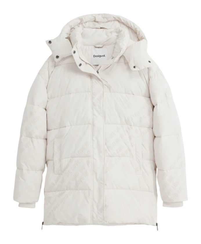 Стеганая женская куртка с флоковым принтом Desigual, белый
Стеганая женская куртка с флоковым принтом Desigual, белый