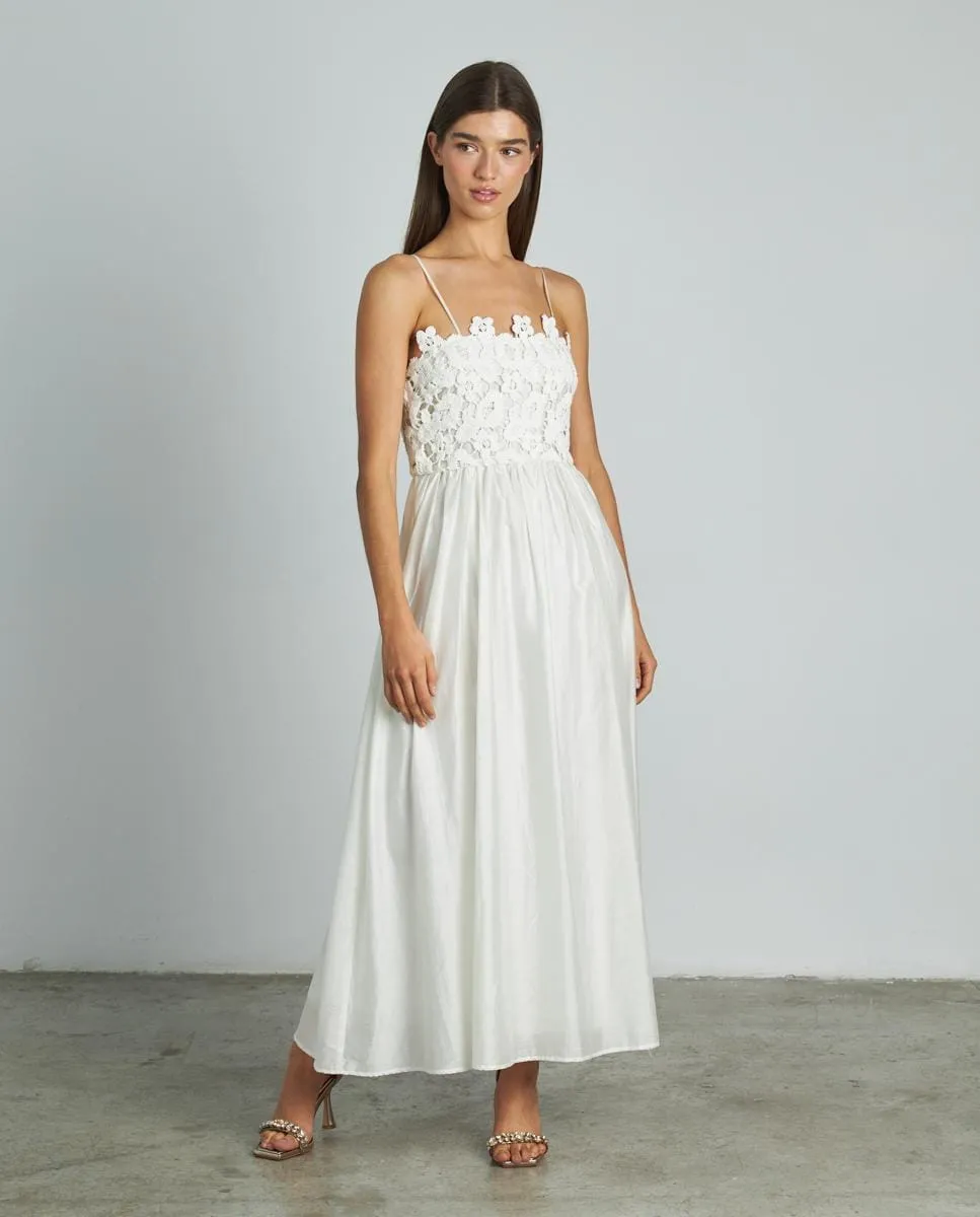 Льняное платье с вышивкой Alma en Pena, белый
Льняное платье с вышивкой Alma en Pena, белый