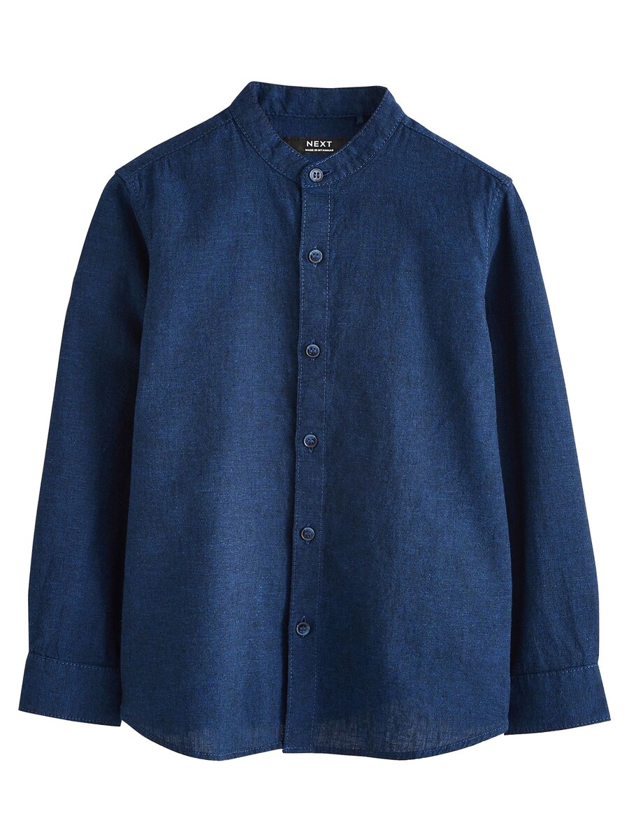 Рубашка на пуговицах классического кроя Next, индиго 
Рубашка на пуговицах классического кроя Next, индиго