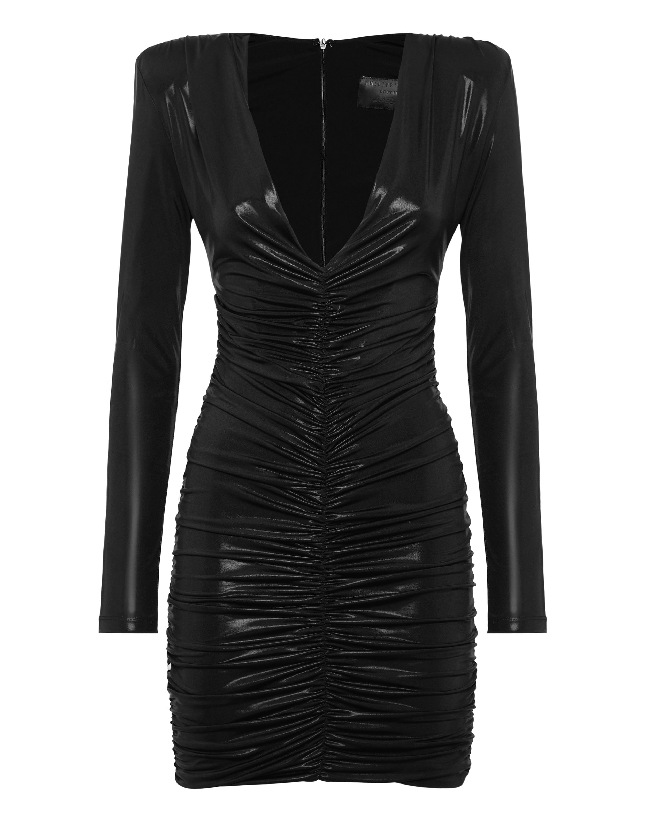 Мини-платье с длинными рукавами, блестящее PHILIPP PLEIN, черный
Мини-платье с длинными рукавами, блестящее PHILIPP PLEIN, черный