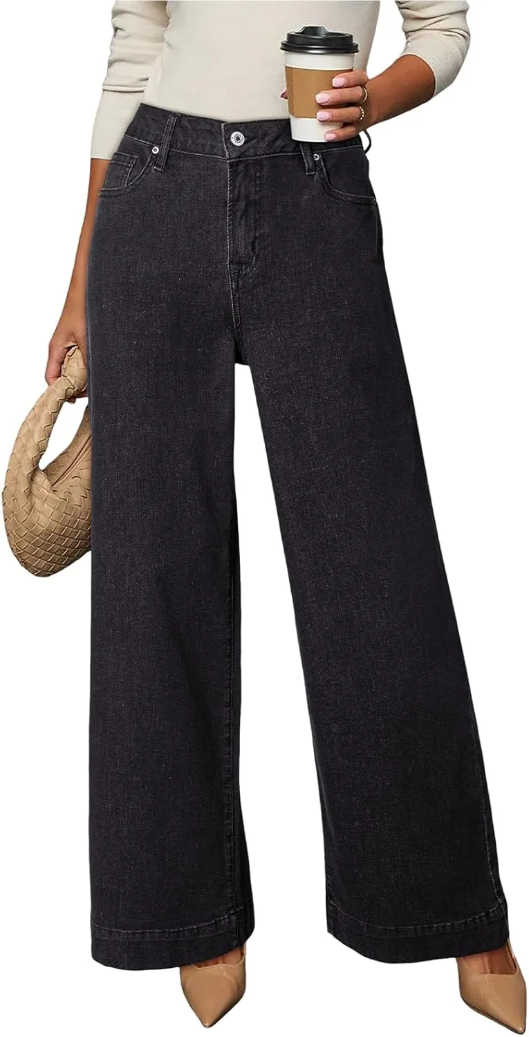 DOKOTOO Женские джинсы Casual High Waisted с высокой посадкой, широкие и свободные
DOKOTOO Женские джинсы Casual High Waisted с высокой посадкой, широкие и свободные