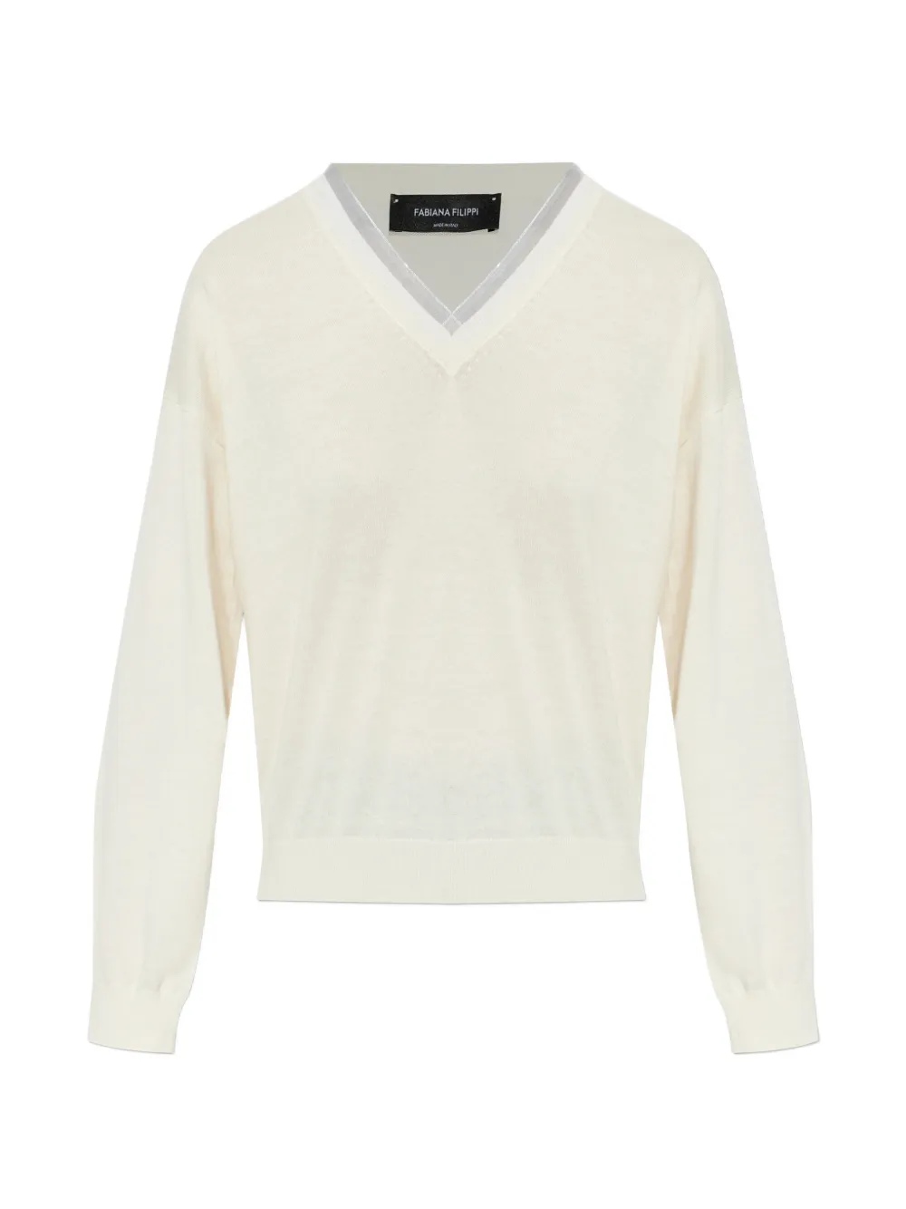 Топ с v-образным вырезом Fabiana Filippi, бежевый
Топ с v-образным вырезом Fabiana Filippi, бежевый
