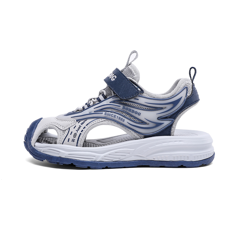 Детские сандалии BOBDOG, серый/синий
Детские сандалии BOBDOG, серый/синий