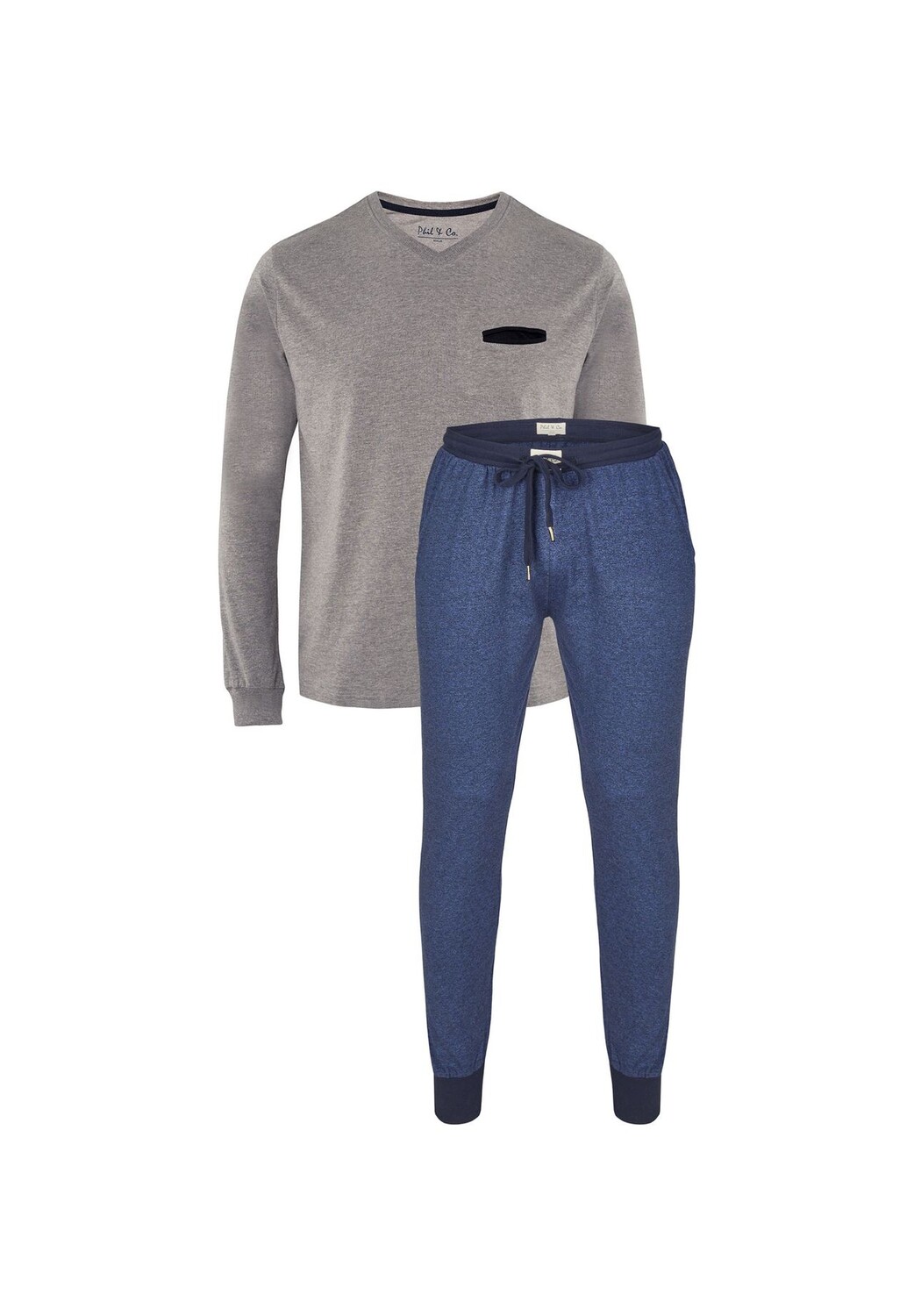 Пижама длинная Phil & Co. Berlin, цвет Grau Navy Herren
Пижама длинная Phil & Co. Berlin, цвет Grau Navy Herren