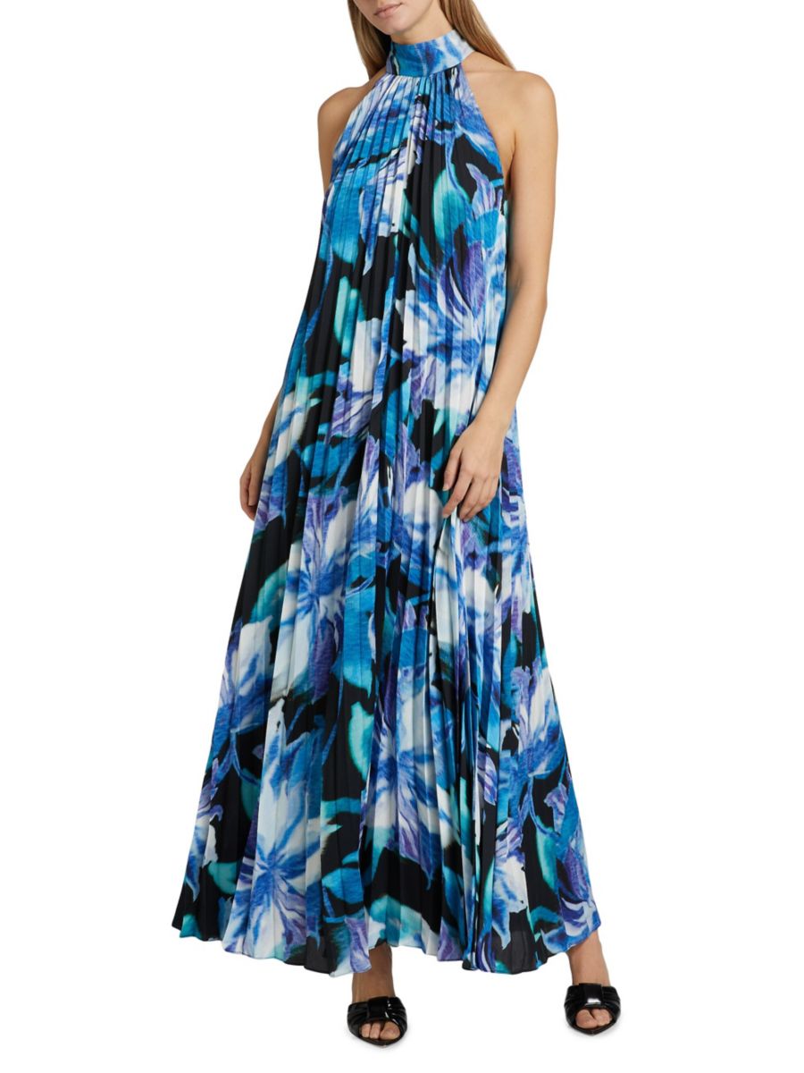 Платье макси из атласа с цветочным принтом Haze Ungaro, цвет Ultra Violet Multi
Платье макси из атласа с цветочным принтом Haze Ungaro, цвет Ultra Violet Multi